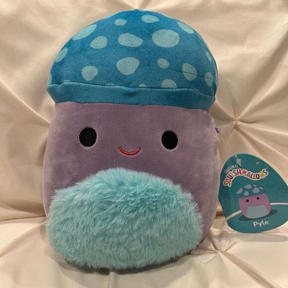 Squishmallows Official Kellytoy 8” Pyle the Mushroom Collectible Plushie NWT 🍄 - Picture 1 of 5